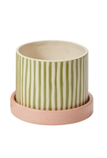 Melancia Pot and Saucer Melancia Pot and Saucer