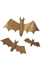 Winged Bat Wall Decor Set of 3 Winged Bat Wall Decor Set of 3