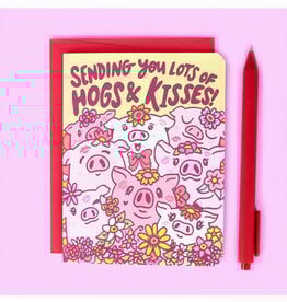 Hogs & Kisses Greeting Card
