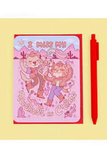 Miss My Partner In Crime Cats Greeting Card