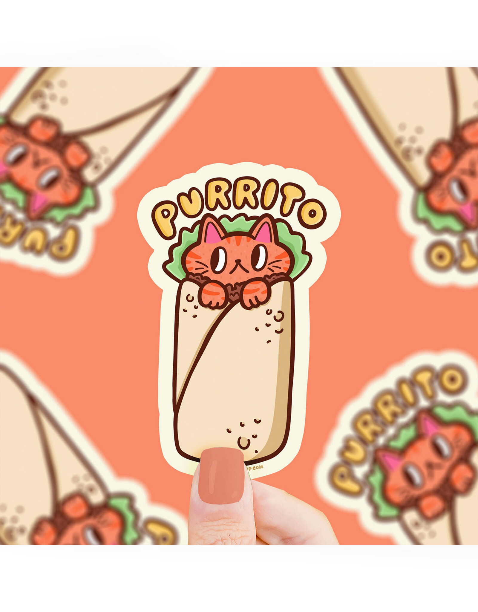 Purrito Cat Sticker