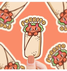 Purrito Cat Sticker