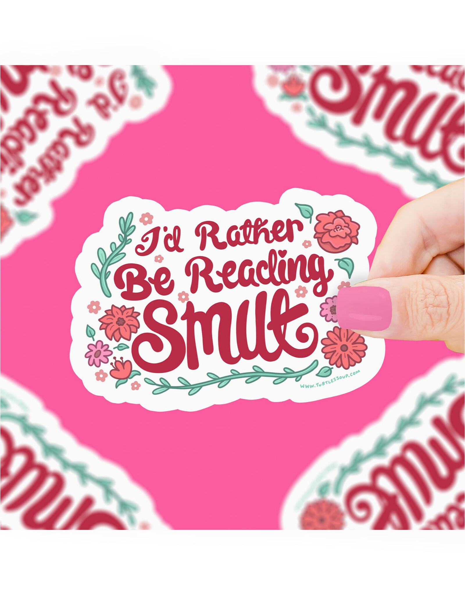Rather Be Reading Smut Sticker