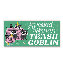 Spoiled Rotten Trash Goblin Raccoons Bumper Sticker