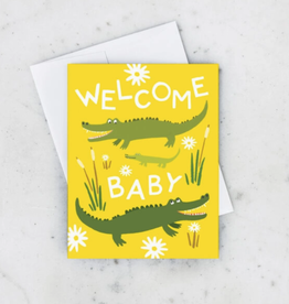 Welcome Baby Gator Greeting Card