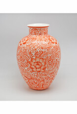 Coral Eleanor Vase - Large 6.5" 9.25"