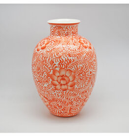 Coral Eleanor Vase - Large 6.5" 9.25"