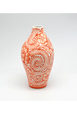 Coral Eleanor Vase - Dark 3.5" x 7