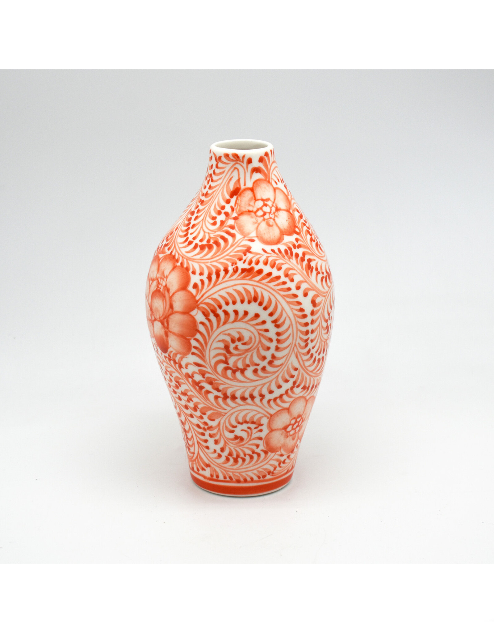 Coral Eleanor Vase - Dark 3.5" x 7
