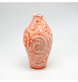Coral Eleanor Vase - Dark 3.5" x 7