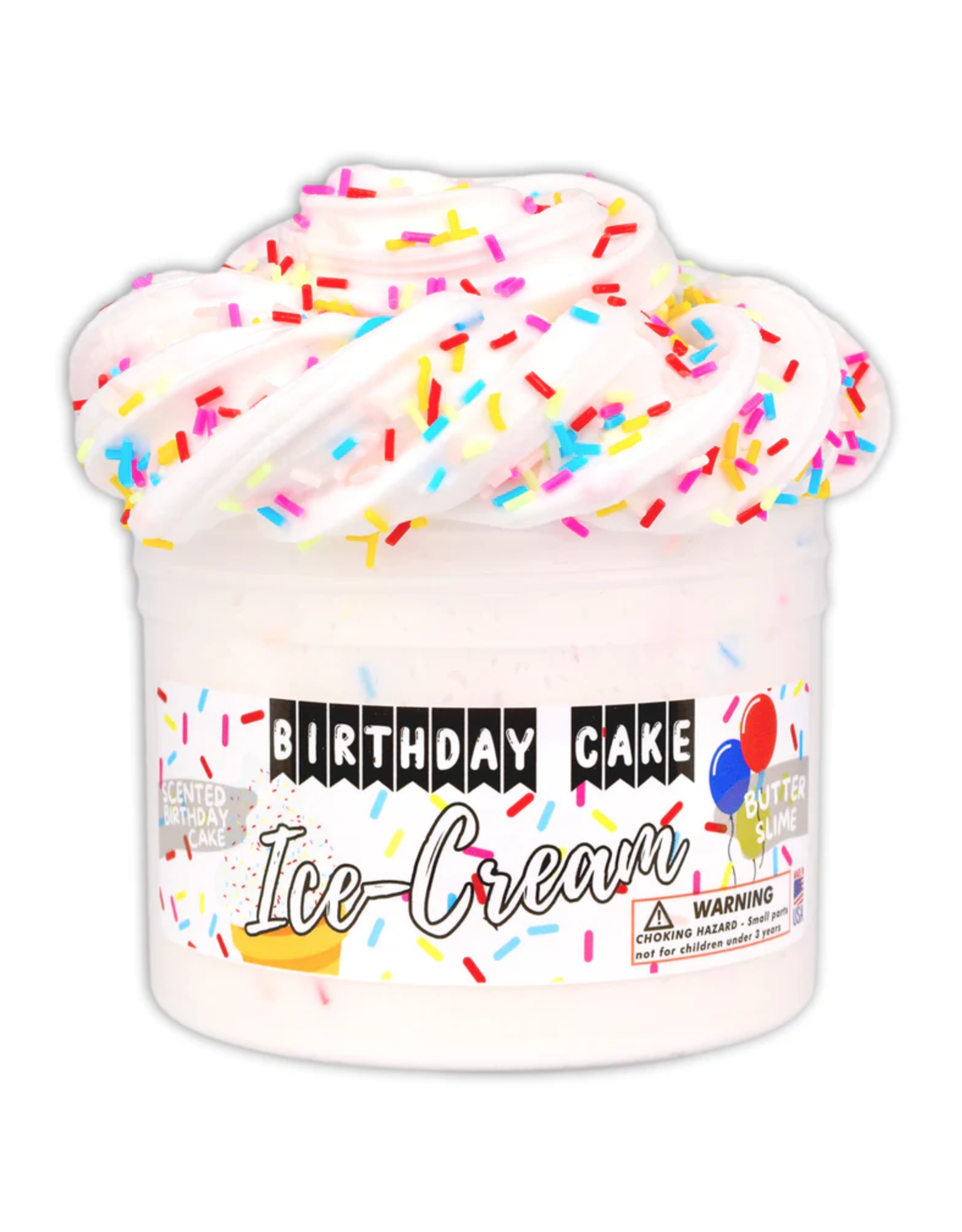 Birthday Cake Ice Cream Butter Slime