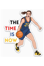 Caitlin Clark The Time Is Now Sticker * Caitlin Clark The Time Is Now Sticker *