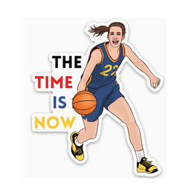 Caitlin Clark The Time Is Now Sticker *