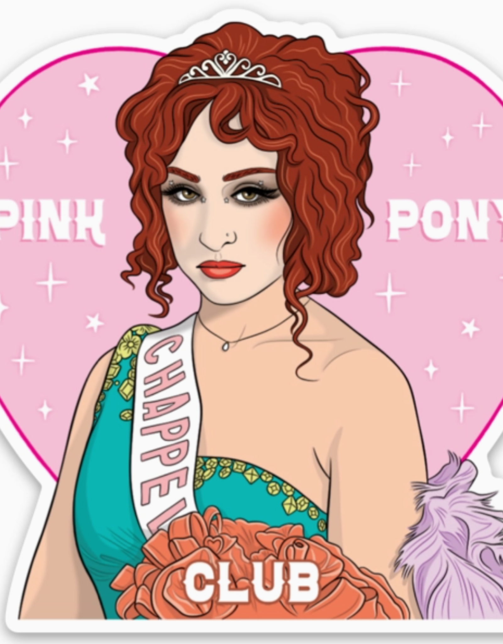Chappell Roan Pink Pony Club Sticker