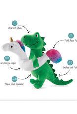 Summer T-Rex Plush Dog Toy