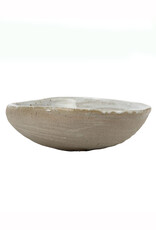 Stoneware White Shell Clam Dish