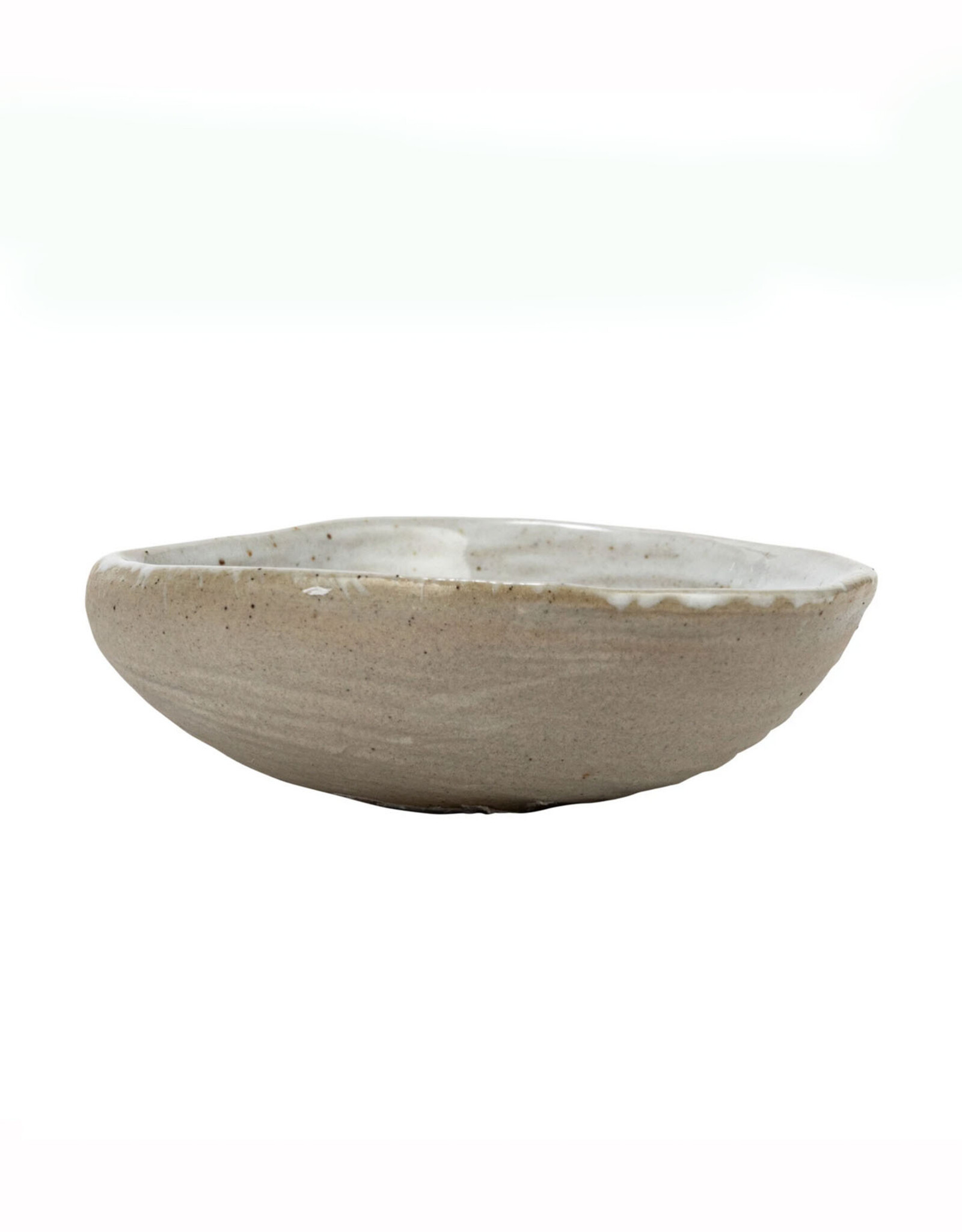 Stoneware White Shell Clam Dish