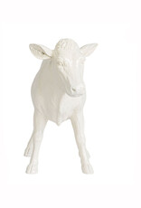 Resin Cow Taper Holder - Antique White