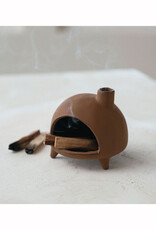 Stoneware Footed Incense Chimney