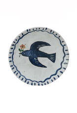 Hand-Painted Stoneware Animal Plate