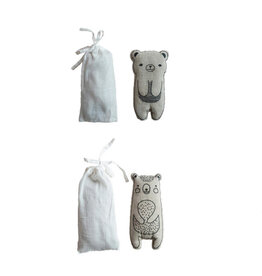 Microwaveable Bear Hot/Cold Pack Filled w/ Lentils & Lavender (Assorted)