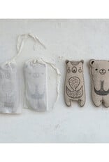 Microwaveable Bear Hot/Cold Pack Filled w/ Lentils & Lavender (Assorted)