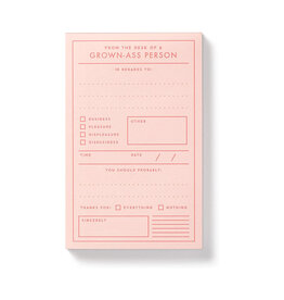 Grown Ass Person Notepad