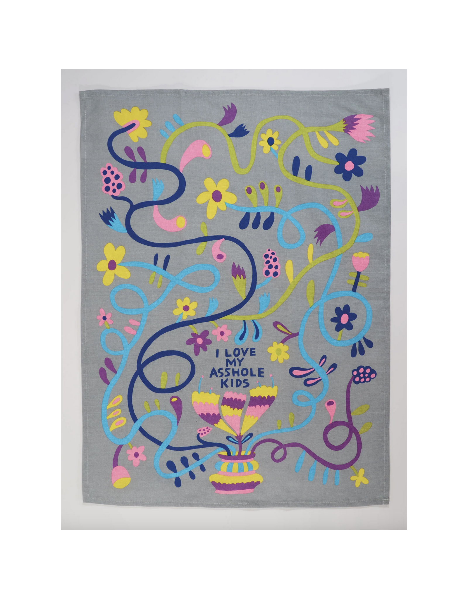 I Love My Asshole Kids Dish Towel