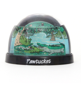 Pawtucket Gator Waterglobe