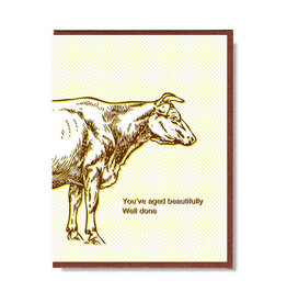 Aged Beautifully Greeting Card