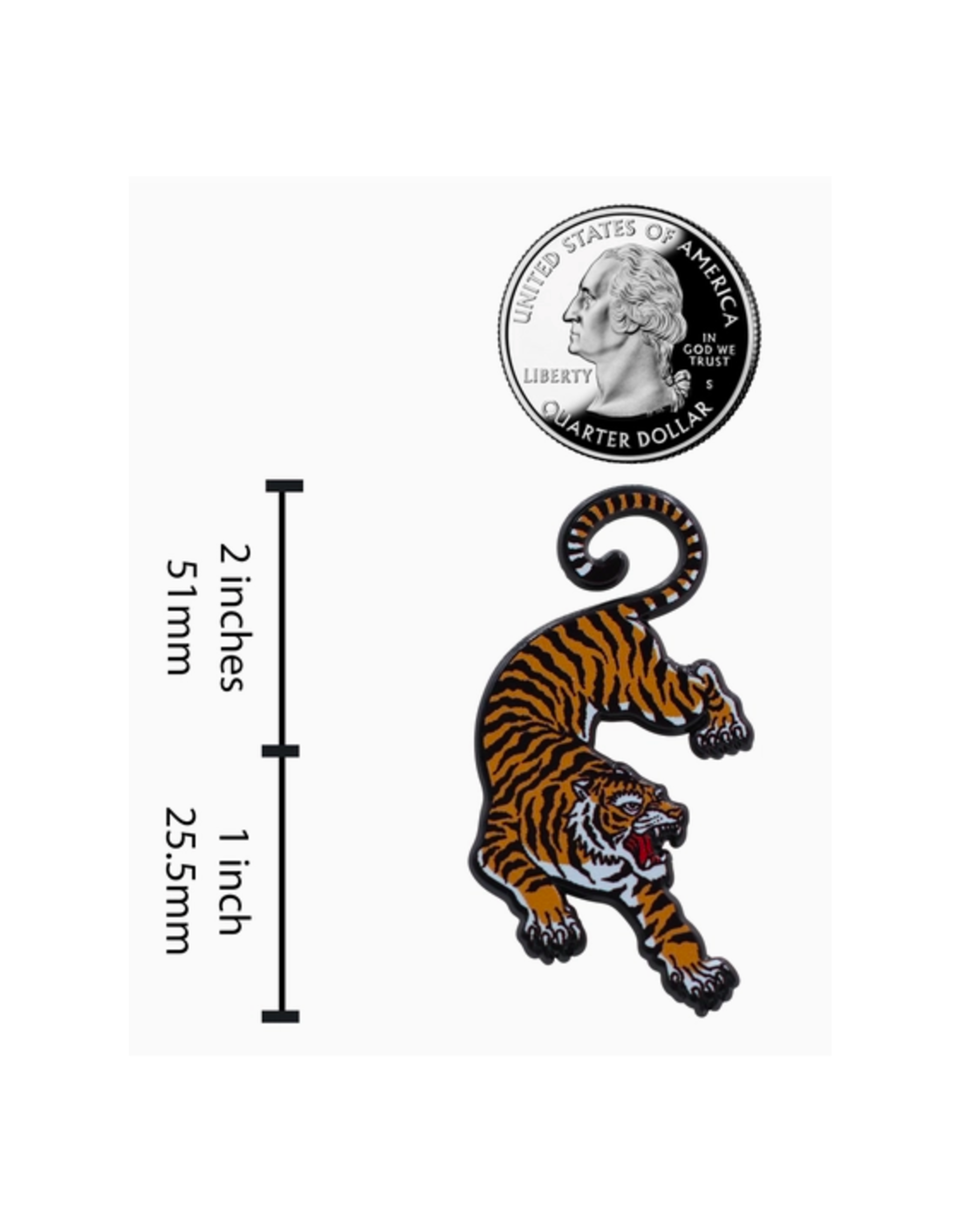 Siberian Tiger Enamel Pin