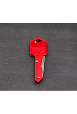 Key Knife Keychain - 2'' Blade - Red