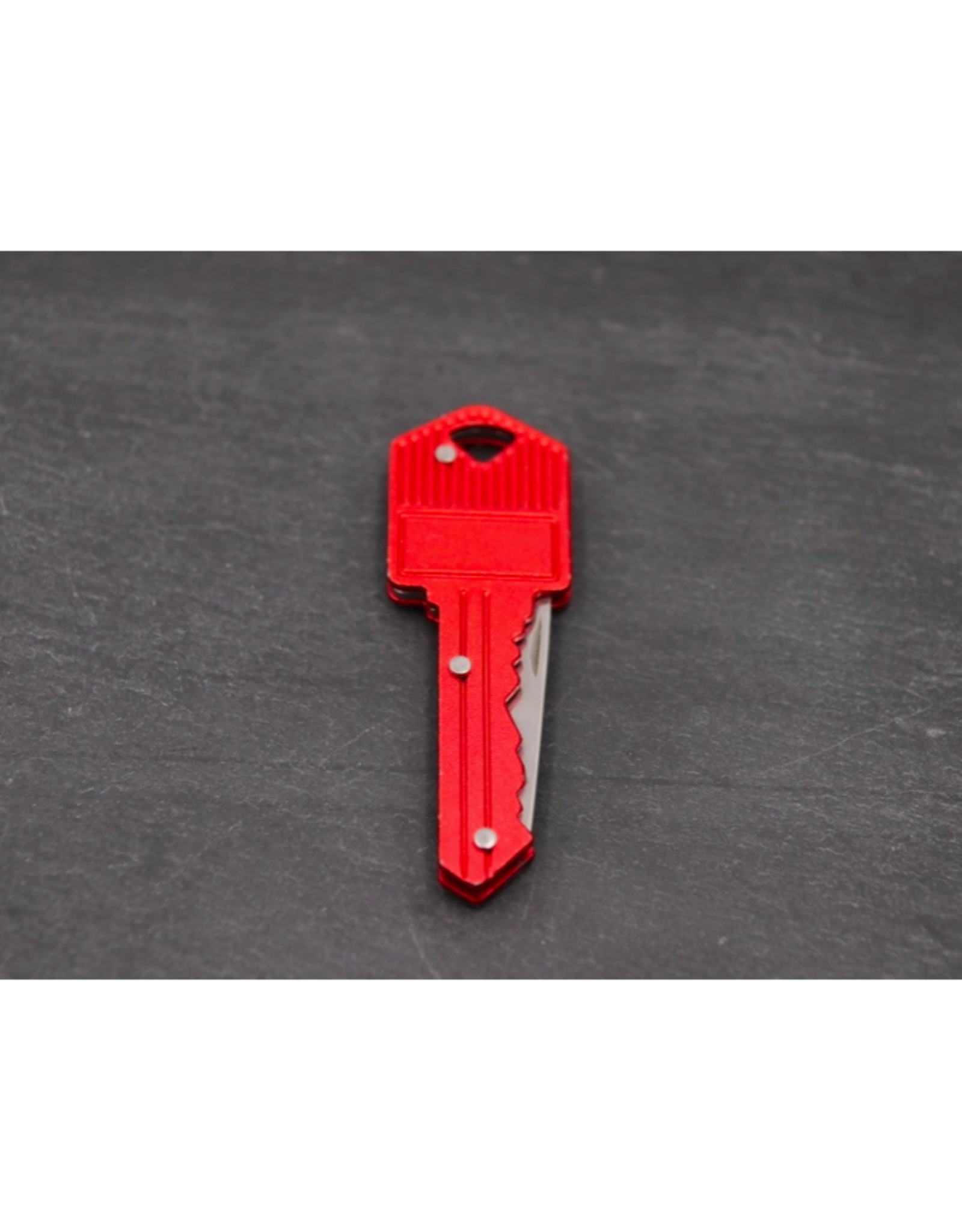 Key Knife Keychain - 2'' Blade - Red