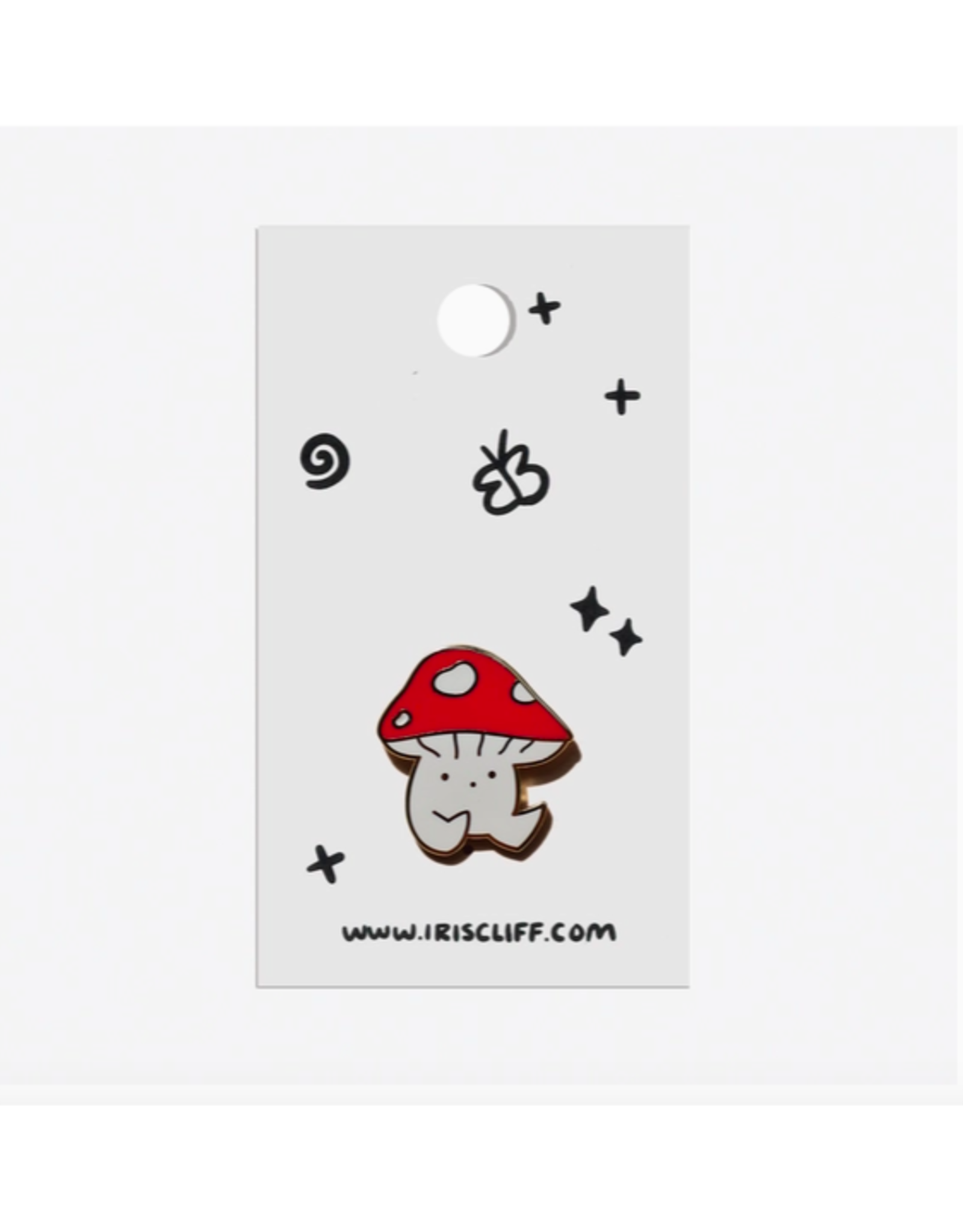 Little Cap Mushroom Enamel Pin