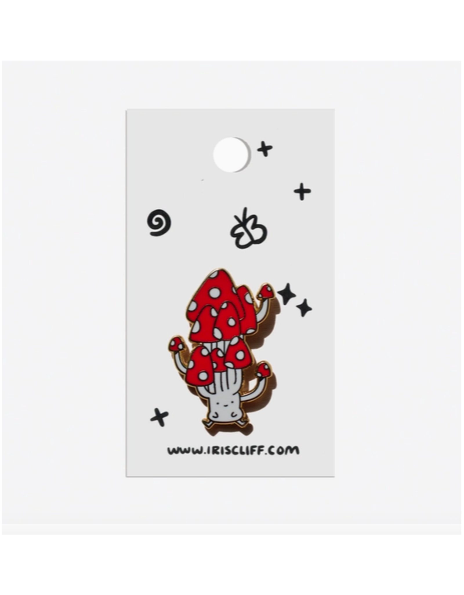 Cute Mushroom Enamel Pin