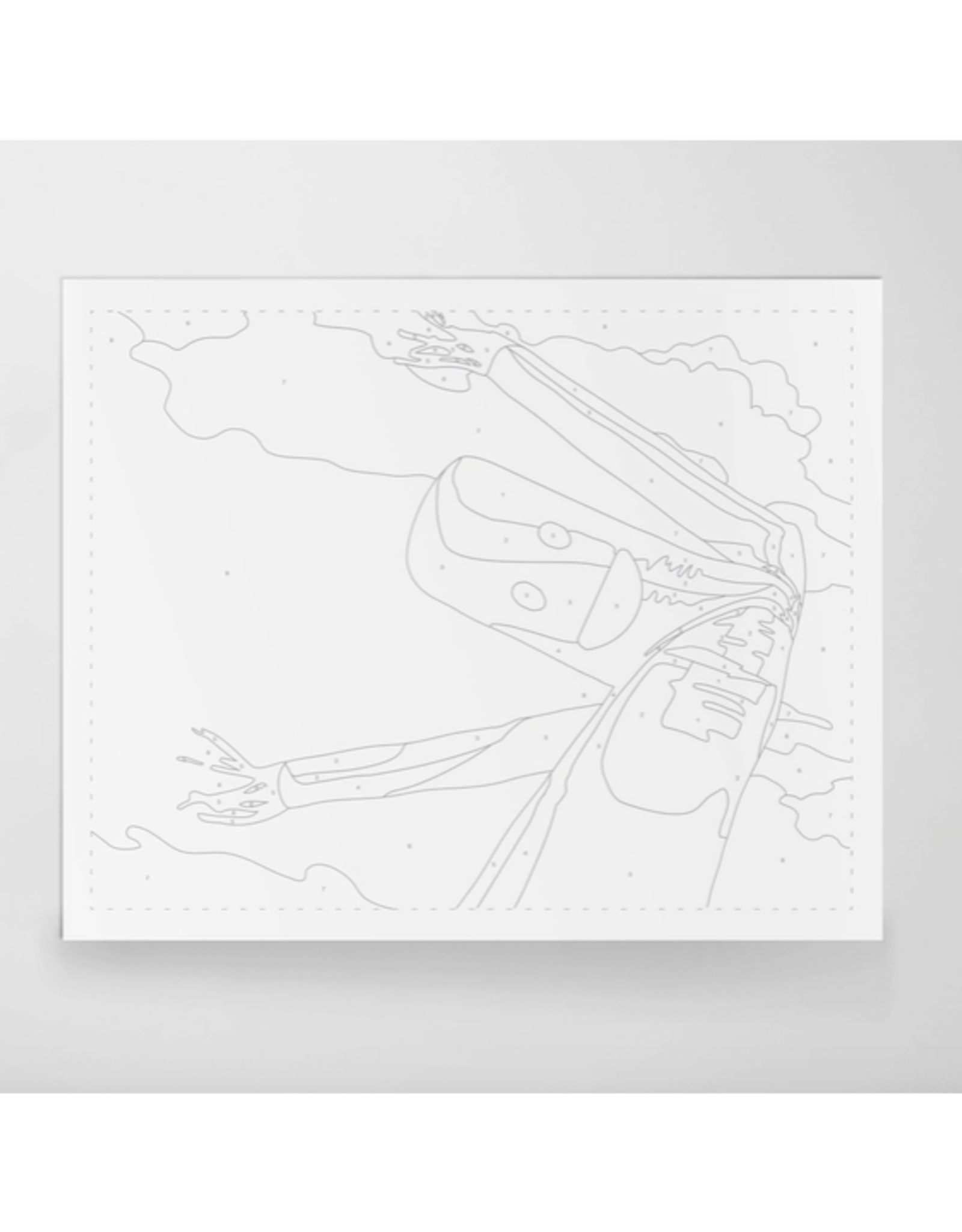 Roadside Vignette Tube Man - Paint By Numbers  Kit