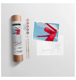 Roadside Vignette Tube Man - Paint By Numbers  Kit