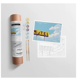 Roadside Vignette Motel - Paint By Numbers  Kit