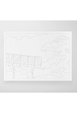 Roadside Vignette Motel - Paint By Numbers  Kit
