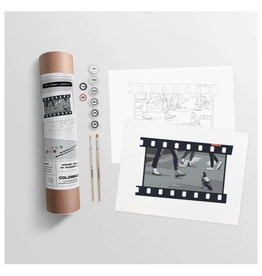 City Street Vignette - Paint By Numbers  Kit