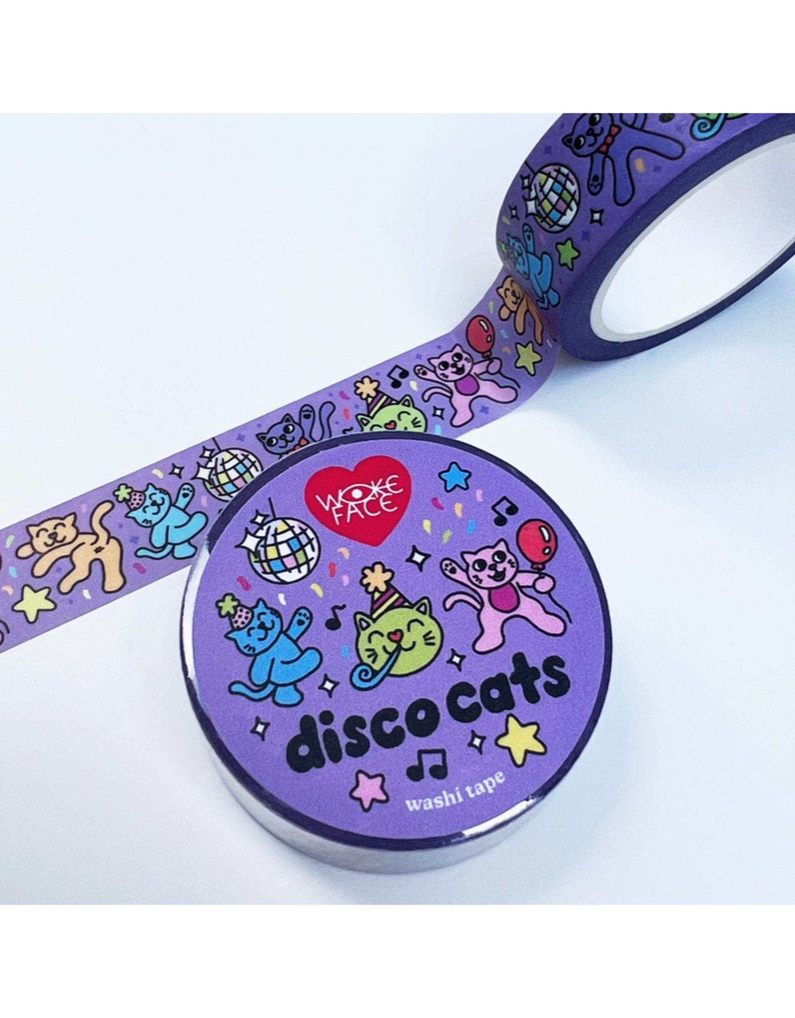 Disco Cats Washi Tape