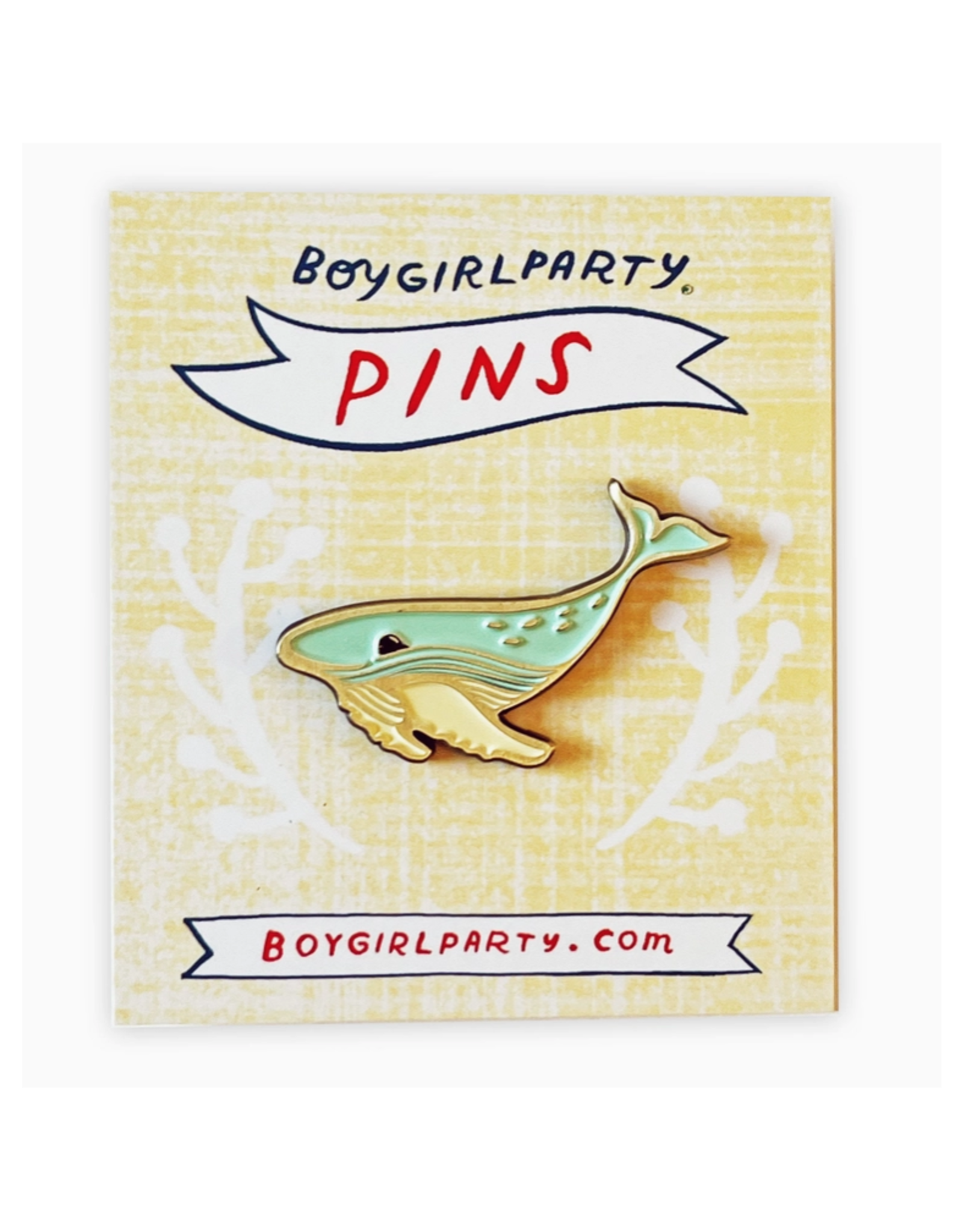 Humpback Whale Enamel Pin
