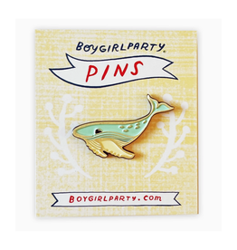 Humpback Whale Enamel Pin