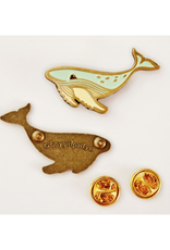 Humpback Whale Enamel Pin