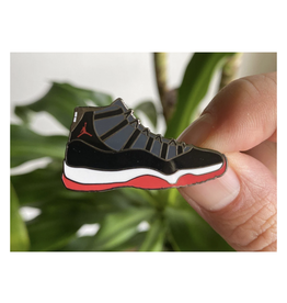 Black Air Jordan 11 | Bred Enamel Pin