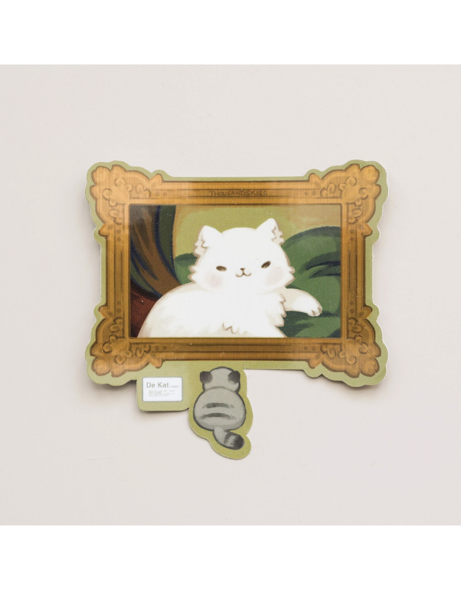 Meowsterpiece Holographic Sticker