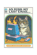 As Purr My Last Email Magnet