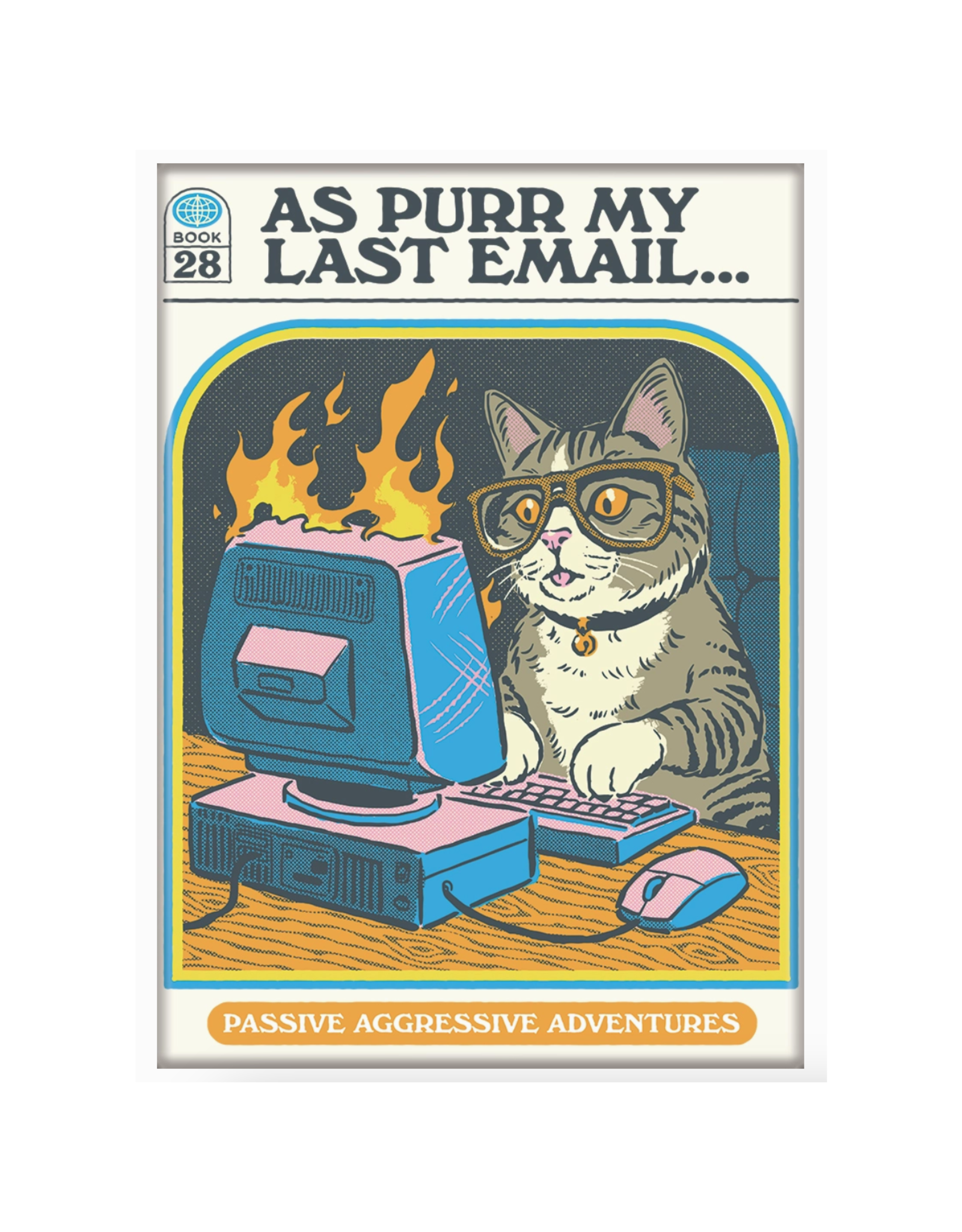 As Purr My Last Email Magnet