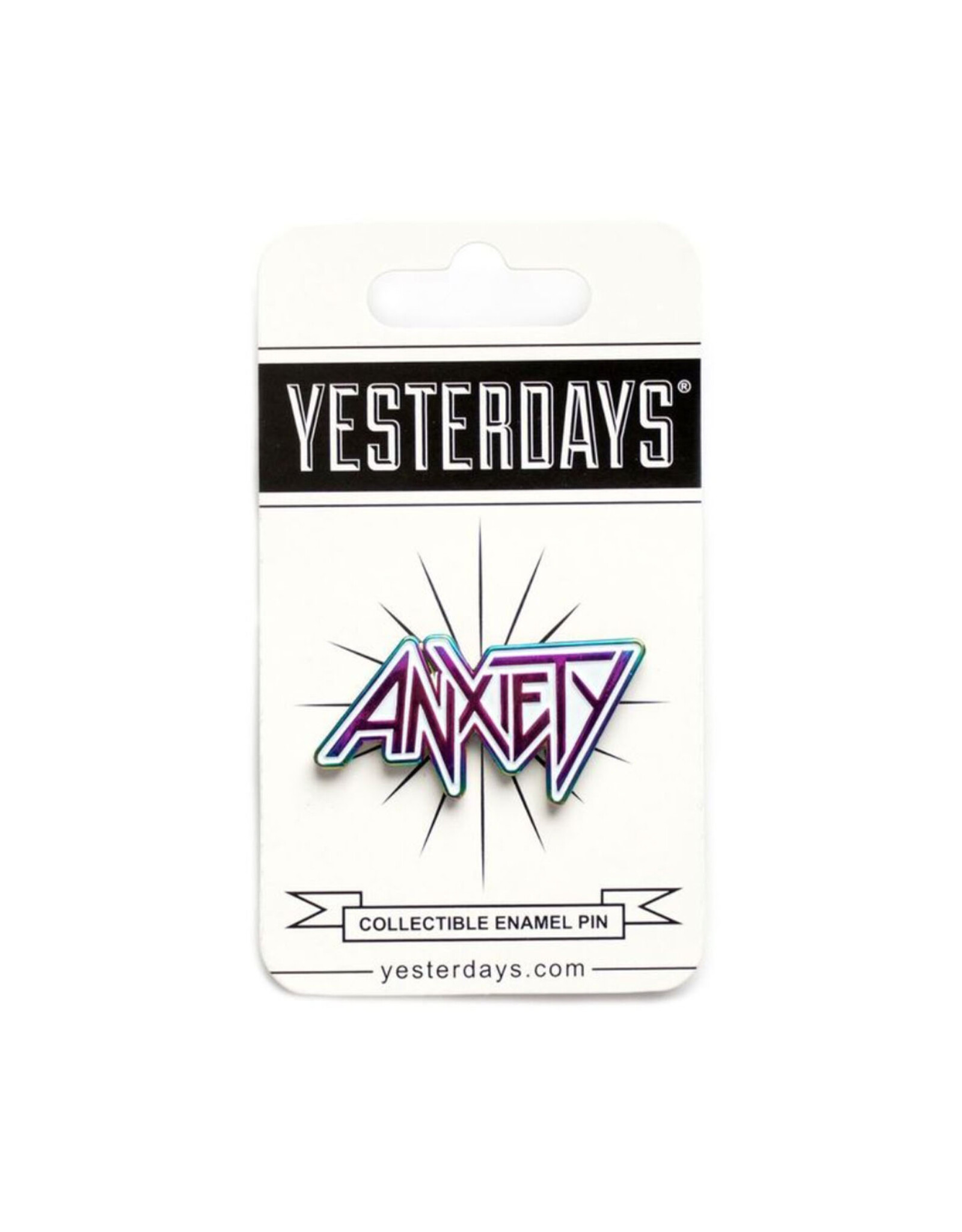 Anxiety Anodized Enamel Pin