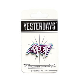 Anxiety Anodized Enamel Pin